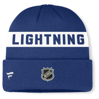 Tampa Bay Lightning зимна шапка Authentic Pro A/Cap Cuffed inscription