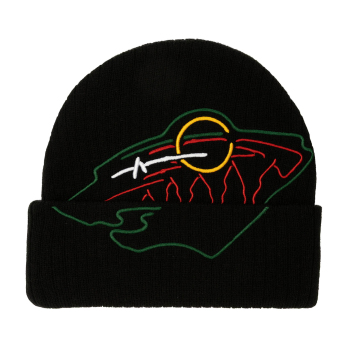 Minnesota Wild зимна шапка Line Light Knit black