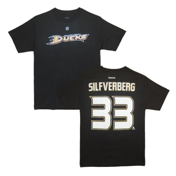 Anaheim Ducks мъжка тениска #33 Jakob Silfverberg black