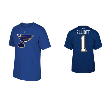 St. Louis Blues мъжка тениска #1 Brian Elliott blue