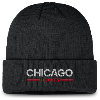 Chicago Blackhawks зимна шапка Authentic Pro A/Cap Cuffed Beanie