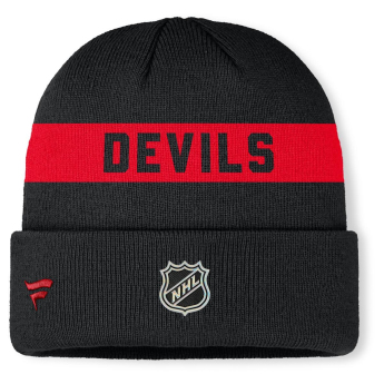 New Jersey Devils зимна шапка Authentic Pro A/Cap Cuffed inscription