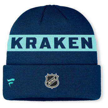 Seattle Kraken зимна шапка Authentic Pro A/Cap Cuffed inscription