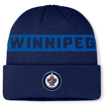 Winnipeg Jets зимна шапка Authentic Pro A/Cap Cuffed inscription