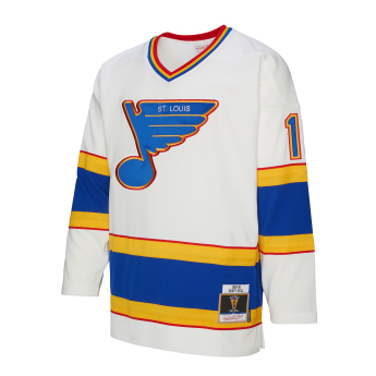 St. Louis Blues хокейна фланелка Brett Hull 1990 NHL White Jersey