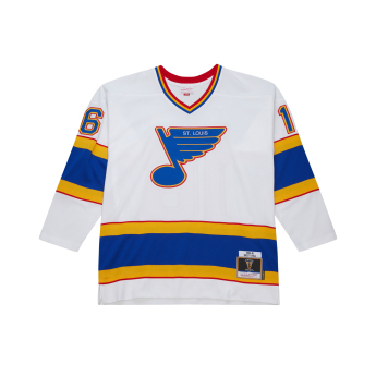 St. Louis Blues хокейна фланелка Brett Hull 1990 NHL White Jersey