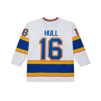 St. Louis Blues хокейна фланелка Brett Hull 1990 NHL White Jersey