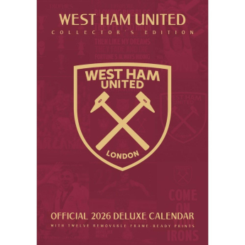 West Ham United календар Deluxe 2026