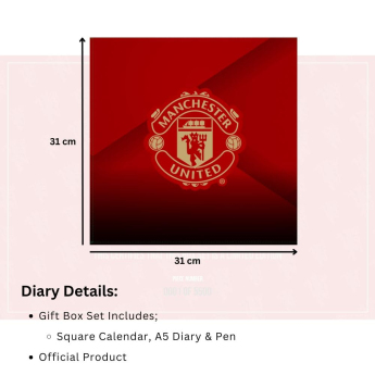 Manchester United календар и дневник Musical Gift Box 2026