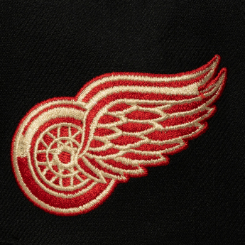 Detroit Red Wings шапка с козирка flat Cream Script Snapback black