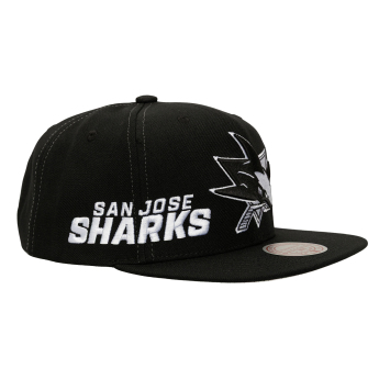 San Jose Sharks шапка с козирка flat Trifecta Snapback black