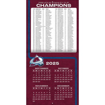 Colorado Avalanche календар 2026 Wall