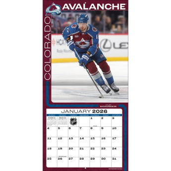 Colorado Avalanche календар 2026 Wall