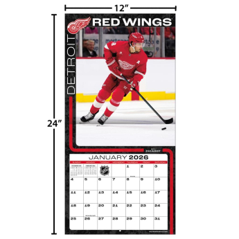 Detroit Red Wings календар 2026 Wall