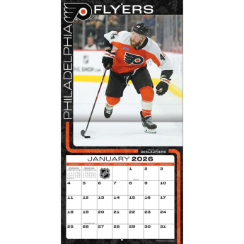 Philadelphia Flyers календар 2026 Wall