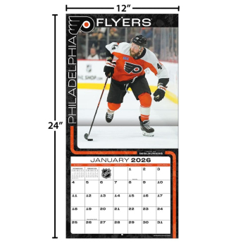 Philadelphia Flyers календар 2026 Wall