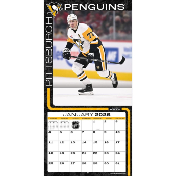 Pittsburgh Penguins календар 2026 Wall