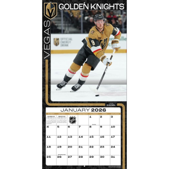 Vegas Golden Knights календар 2026 Wall