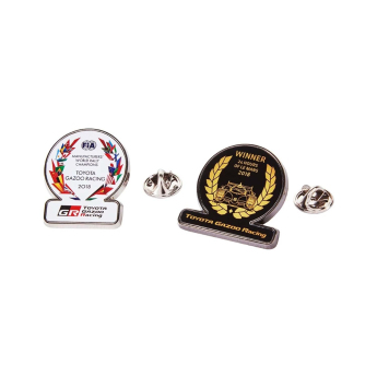 Toyota Gazoo Racing значка winning pin badge set