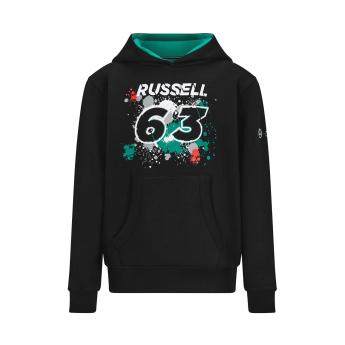 Mercedes AMG Petronas мъжки суитшърт с качулка George 63 sweatshirt black F1 Team 2022
