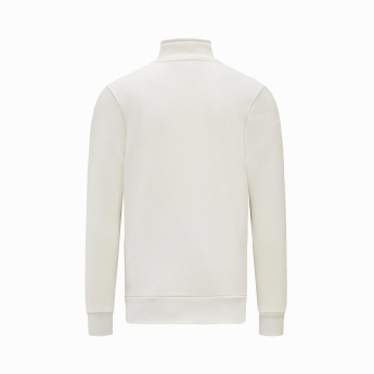 Ayrton Senna мъжки суитшърт 1/4 zip Seasonal white 2023