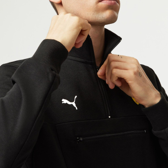Ferrari мъжки суитшърт 1/4 Zip Black F1 Team 2023
