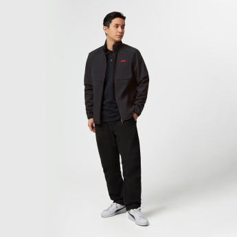 Formula 1 мъжко яке Logo Softshell Black F1 Team 2023