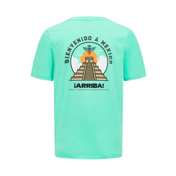 Formula 1 мъжка тениска Mexico RS Green F1 2023