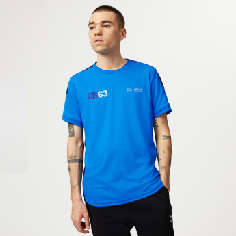 Mercedes AMG Petronas мъжка тениска George Russell Sports blue F1 Team 2023