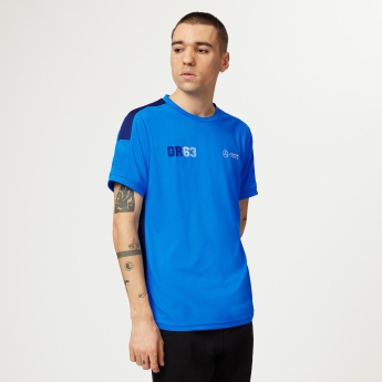 Mercedes AMG Petronas мъжка тениска George Russell Sports blue F1 Team 2023