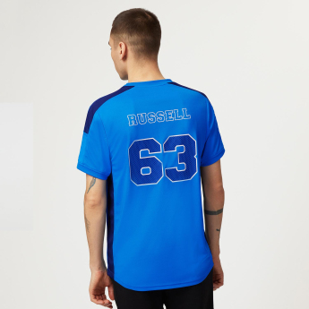 Mercedes AMG Petronas мъжка тениска George Russell Sports blue F1 Team 2023