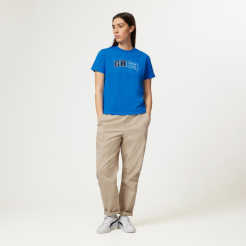 Mercedes AMG Petronas дамска тениска George Russell Logo blue F1 Team 2023