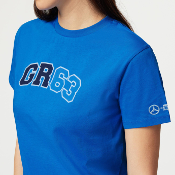 Mercedes AMG Petronas дамска тениска George Russell Logo blue F1 Team 2023