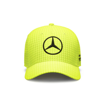Mercedes AMG Petronas детска бейзболна шапка с козирка Lewis Hamilton yellow F1 Team 2023