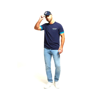 Williams Martini Racing мъжка тениска Logo navy F1 team 2024