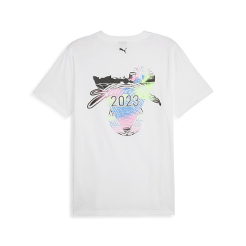 Mercedes AMG Petronas мъжка тениска Singapore white F1 Team 2023