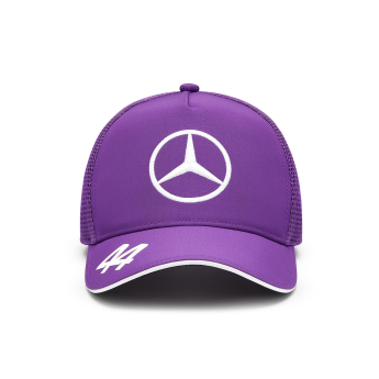 Mercedes AMG Petronas баскетболна шапка с козирка Driver Lewis Hamilton purple F1 Team 2024