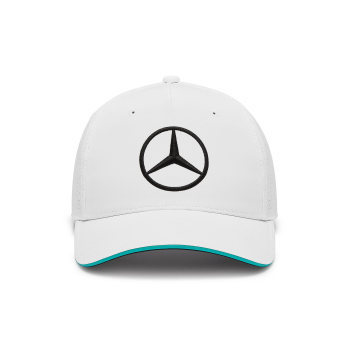 Mercedes AMG Petronas баскетболна шапка с козирка Driver White F1 Team 2024