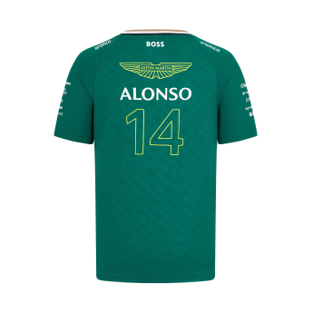 Aston Martin детска тениска Fernando Alonso green F1 Team 2024