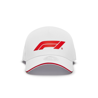 Formula 1 баскетболна шапка с козирка Logo white 2024