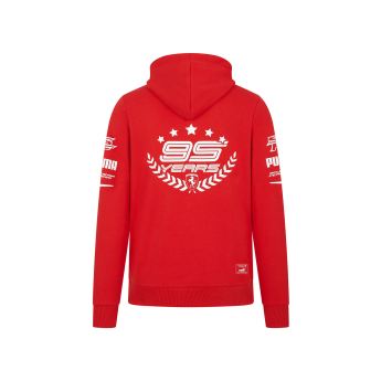 Ferrari мъжки суитшърт с качулка Graphic 95 years red F1 Team 2024