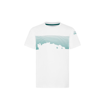 Aston Martin детска тениска Graphic White F1 Team 2024