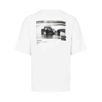 Ayrton Senna мъжка тениска Heavyweight Graphic white 2024