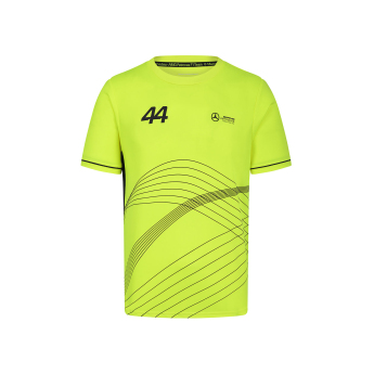 Mercedes AMG Petronas мъжка тениска Lewis Hamilton Sports yellow F1 Team 2024