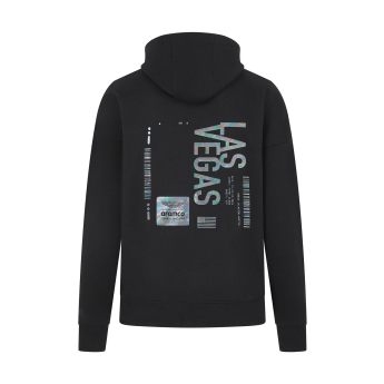 Aston Martin мъжки суитшърт с качулка Las Vegas GP black F1 Team 2024