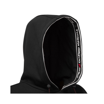 Toyota Gazoo Racing мъжки суитшърт с качулка GR Logo black 2024