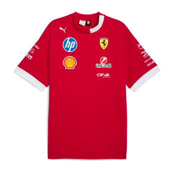 Ferrari мъжка тениска official Teamline Replica red F1 Team 2025