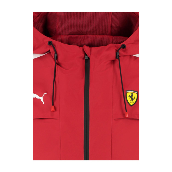 Ferrari мъжко яке с качулка Rain red F1 Team 2025