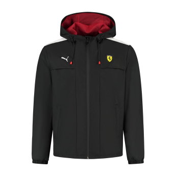 Ferrari мъжко яке с качулка Rain black F1 Team 2025