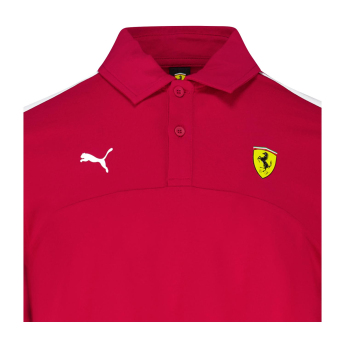 Ferrari мъжка поло тениска Logo red F1 Team 2025